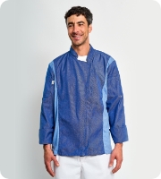 Chaqueta Chef Dry Fit Manga Larga