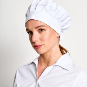 Gorro Chef Modelo Champiñón Pretina Baja