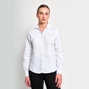 Blusa Oxford Manga Larga